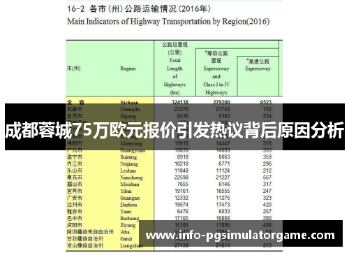 成都蓉城75万欧元报价引发热议背后原因分析