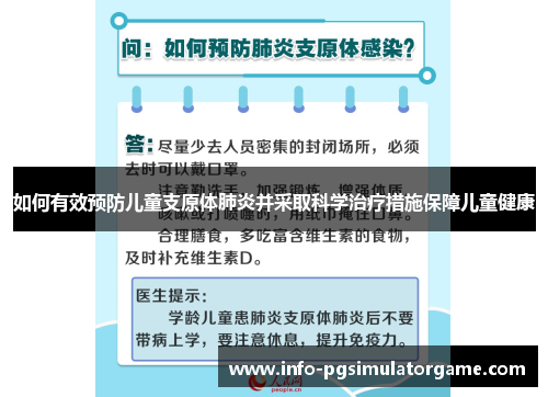 如何有效预防儿童支原体肺炎并采取科学治疗措施保障儿童健康
